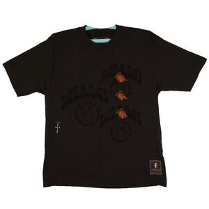 Cactus Jack Travis Scott Miami Hurricanes Mitchell & Ness Large Shirt Brown New